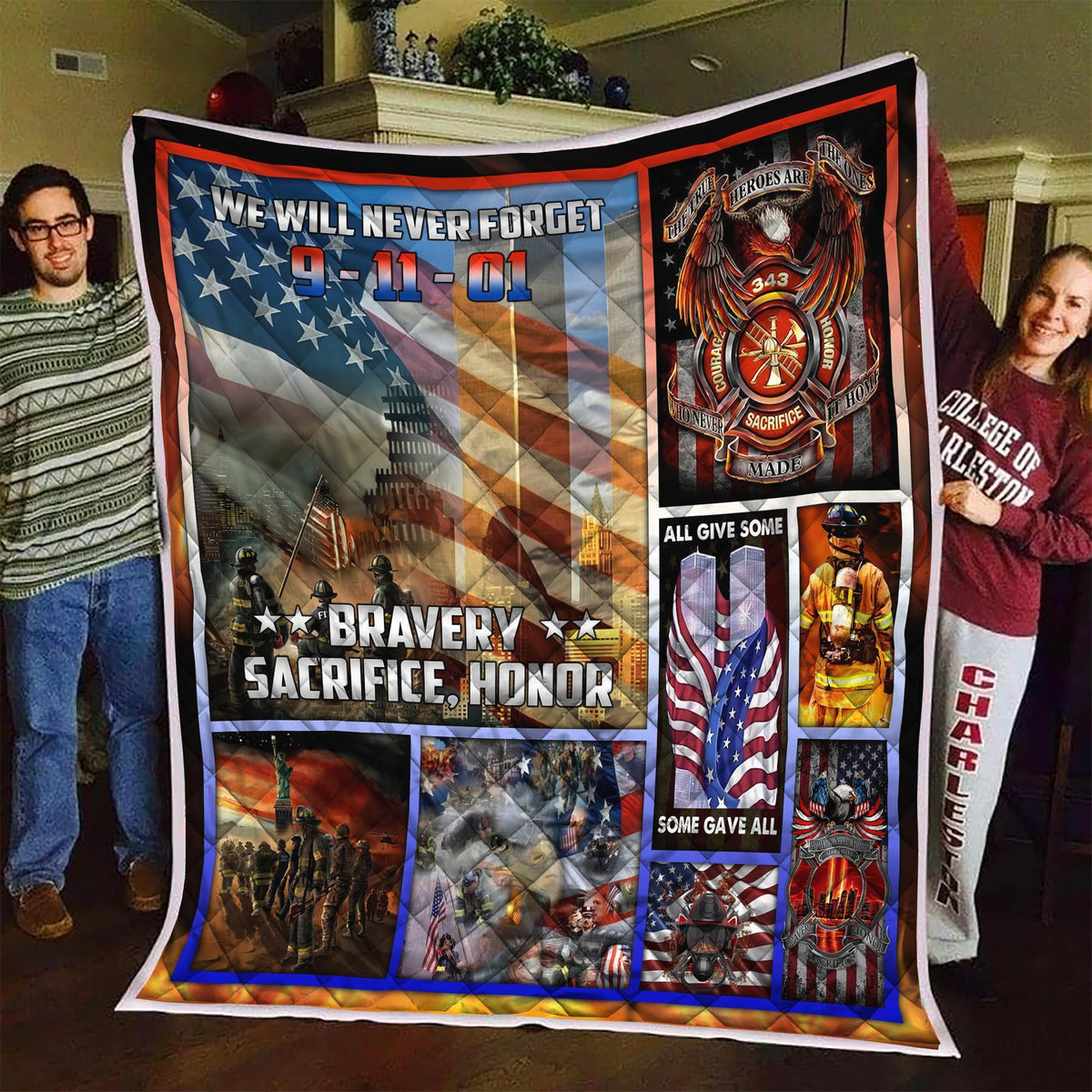 We Will Never Forget Quilt Blanket DQB08242006-TQH