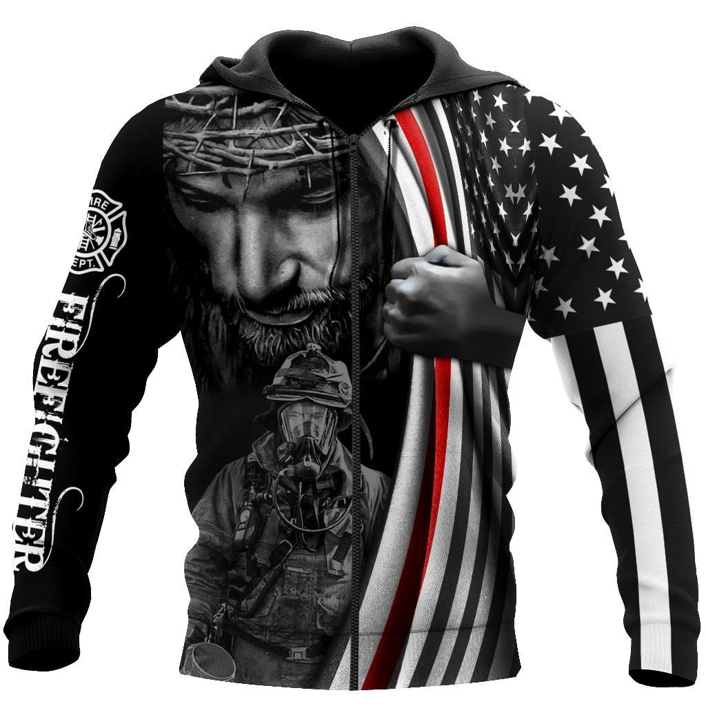 Don&#39;t Be Afraid, Just Have Faith For Firefighter 3D Printed Hoodie For Men And Women