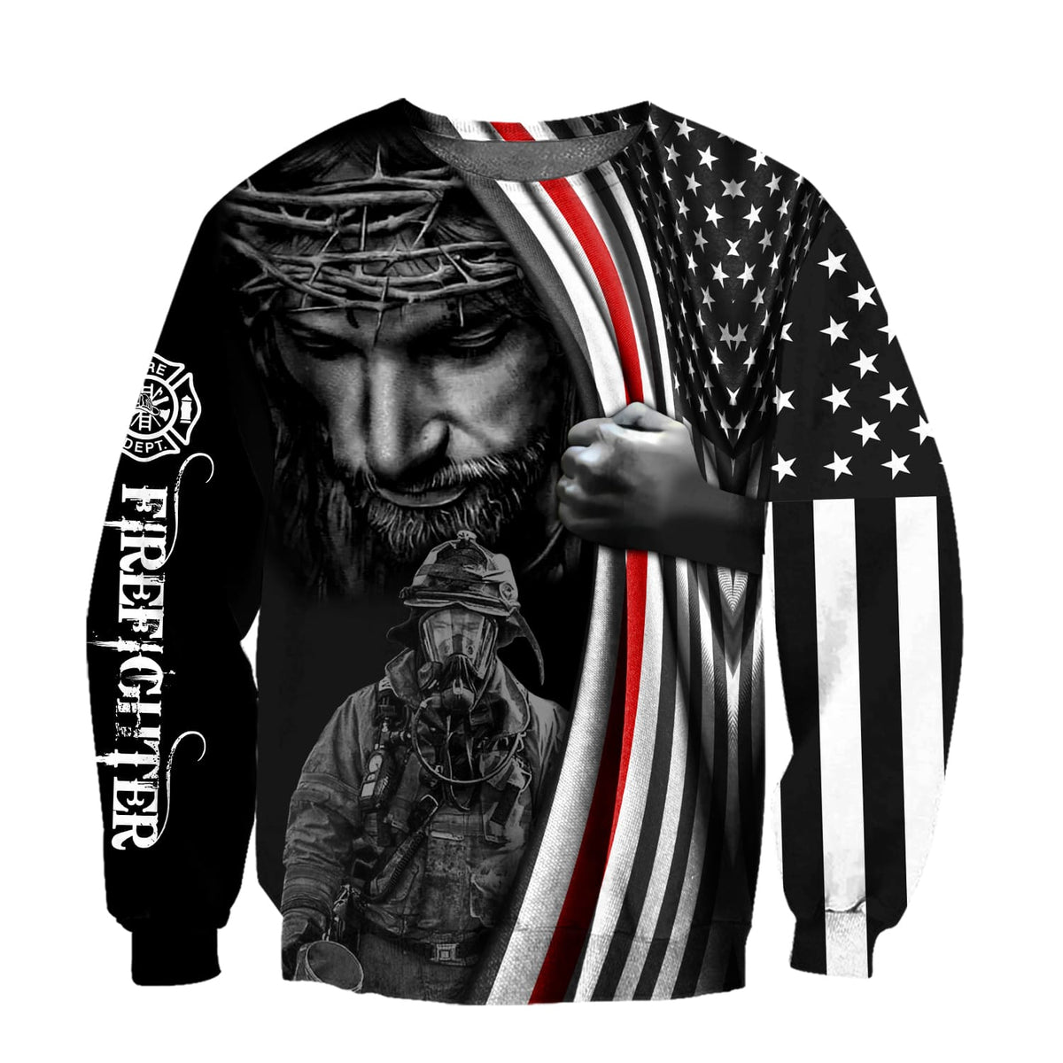 Don&#39;t Be Afraid, Just Have Faith For Firefighter 3D Printed Hoodie For Men And Women