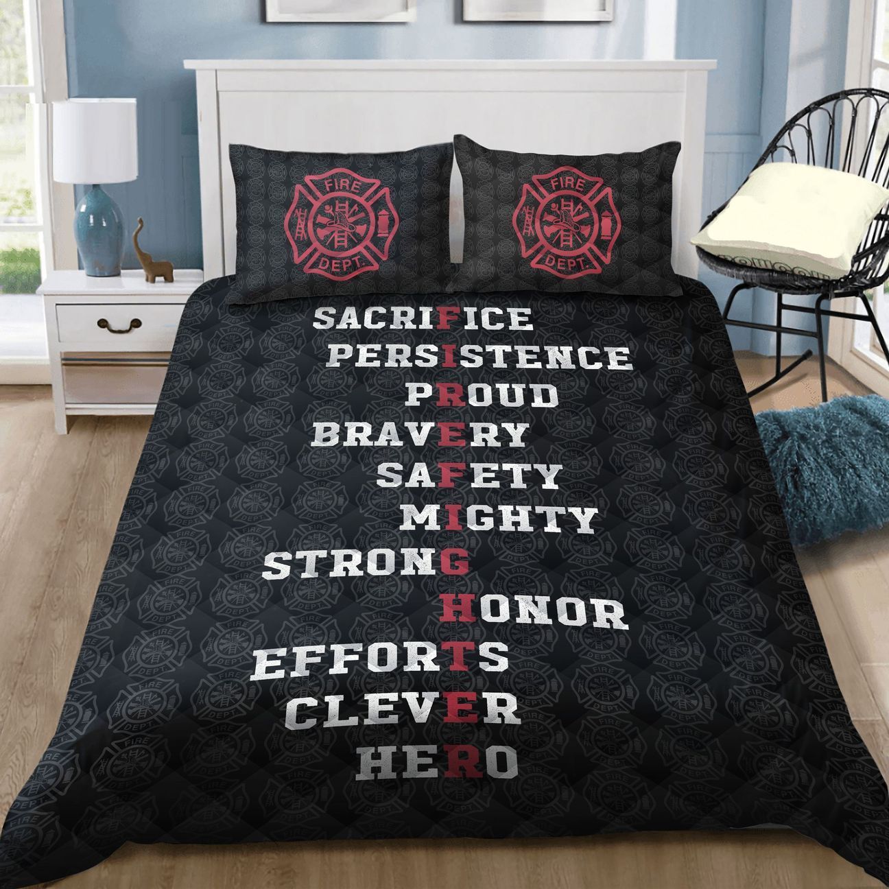 Definition For Firefighter Bedding Set TQH200815