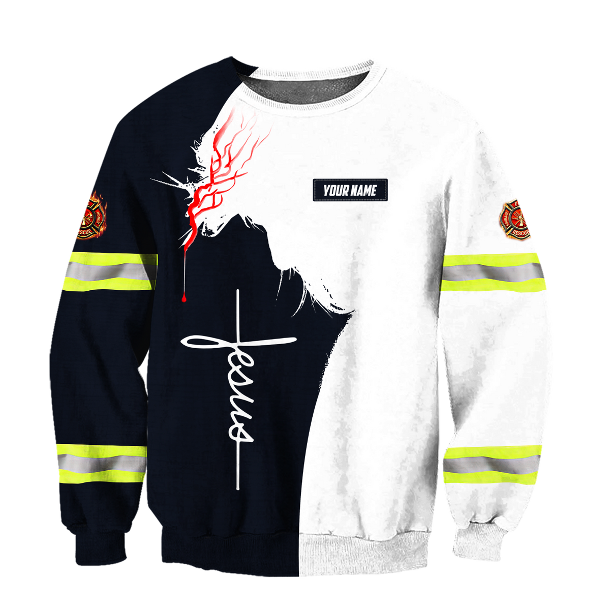 Customize Name Firefighter 3D All Printed Hoodie For Men And Women MH08012003