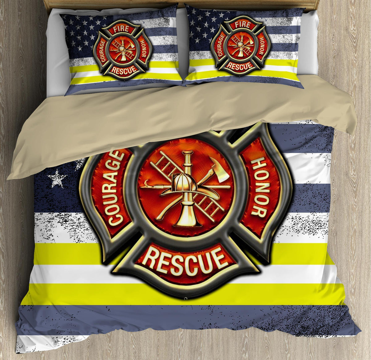 Proud American Firefighter Bedding Set DQB08072003-TQH