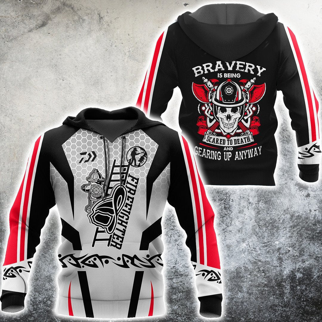 Go Forward Brave Firefighter Hoodie Shirts For Men And Women DD05122003HHND